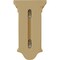 Ekena Millwork 5 1/2"W x 5 1/2"D x 10"H Raised Fluting Corbel, Alder COR05X05X10RAAL - alternate 4